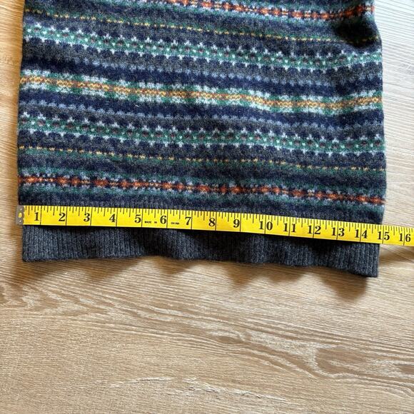 John Henric Sweden Fair Isle Tight Fitting Merino Wool Sweater Size XS - READ - Picture 6 of 9